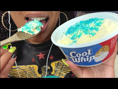 ASMR | Eating Cool Whip W/ Candy 🍭