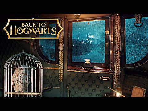Rainy Carriage to Hogwarts | September 1st Special - Harry Potter inspired Ambience & Soft Music