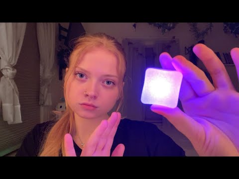 Putting you to sleep with my magic cube ~ ASMR (crisp whispers) 🌟✨