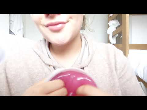 #ASMR old video (RE UPLOAD) - Kissing, whispers, slime, tapping