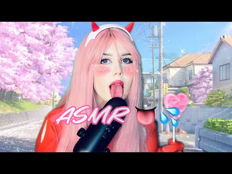 ASMR Licking Mic And Candy 🍭 (02 Cosplay) Sounds