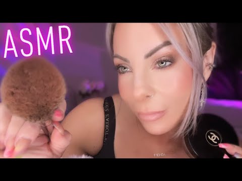 ASMR Doing Your Makeup Fast 💨 But GENTLE | Tagged By Alexandria ASMR