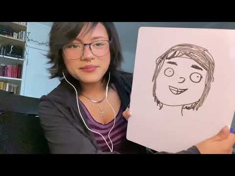 asmr~ mean art student draws you [1 minute series]