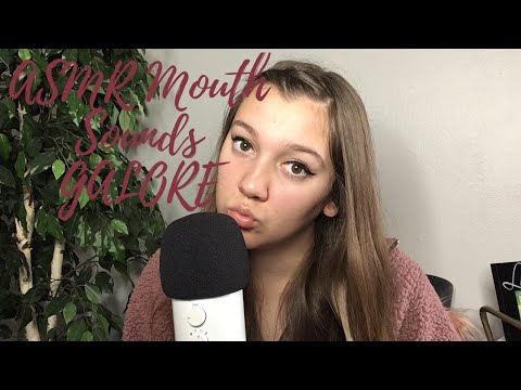 [ASMR] Mouth Sounds GALORE (Kisses, Tongue Clicking, Chewing, etc)