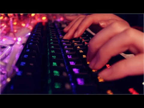 ASMR Clicky Mechanical Keyboard Typing Sounds⌨️for Sleep😪No Talking
