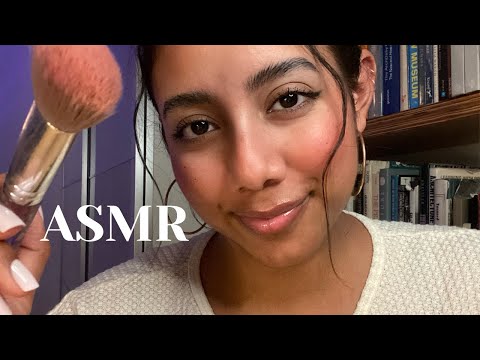 ASMR hand visuals and mouth sounds for sleep💤