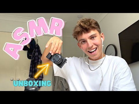 ASMR | Unboxing NEW Sony A6400 + Tingly Triggers ⚡️😆