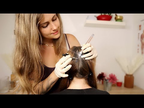 ASMR Medical Scalp Check And Treatment Real Person | Gentle Head Massage & Hair Play | Roleplay