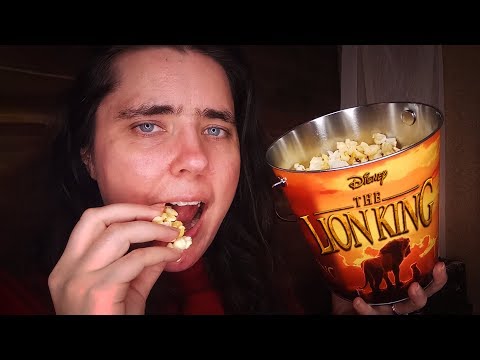 Reviewing Lion King and Eating Popcorn ASMR