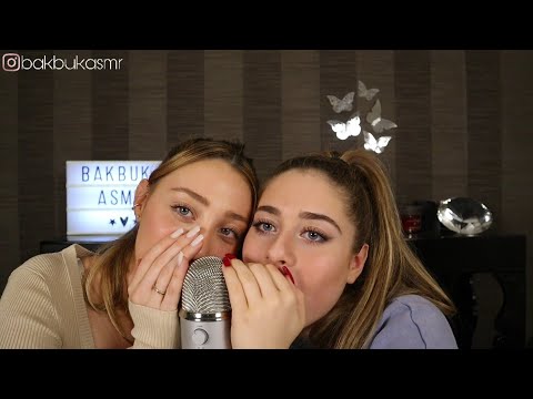 ASMR DUO MOUTH SOUNDS WITH 1 MIC | TINGLIEST ASMR (looped)