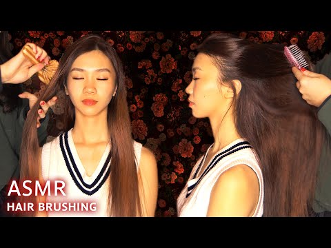 ASMR ❤️ Gorgeous Savannah Hair Brushing, Anna gives a gentle pampering | Hair Sounds, Ultra Tingly 🥰