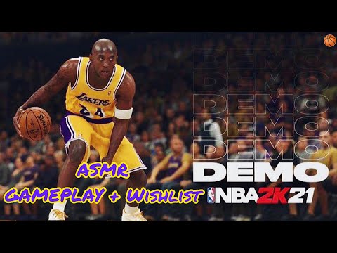 ASMR | NBA2K21 Demo Gameplay + Wishlist 🏀 (Whispering w/Controller Sounds)