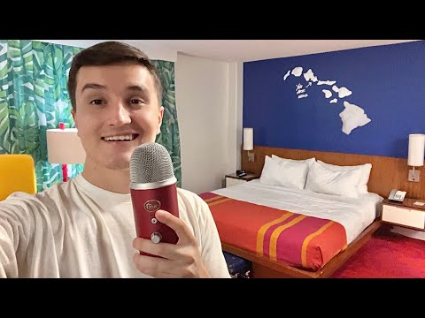 ASMR Relaxing Hotel Room Tour (Hawaii Edition)
