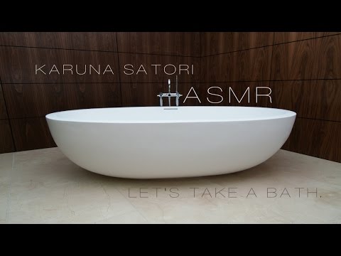 ASMR Let's Take A Bath (Shave, Shampoo, Water, Whispering)