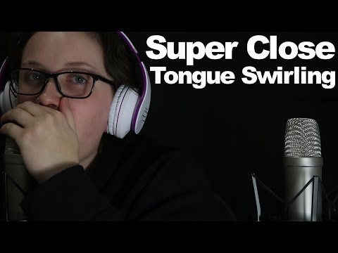 ASMR Super Close Tongue Swirling [Tongue Sounds]