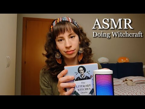 ASMR roleplay - Fortune teller reads your cards (tapping and whispering)