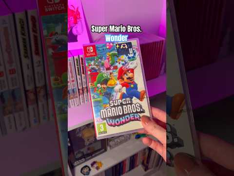 Super Mario Bros. Wonder💖 #asmr #unboxing #supermariowonder #nintendoswitch