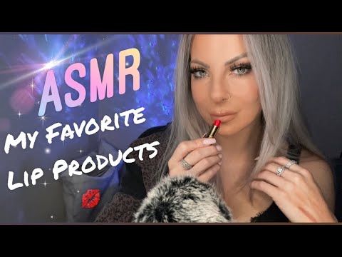 ASMR Clicky Whispering | My Favorite Lipstick Try On | Gentle Tapping