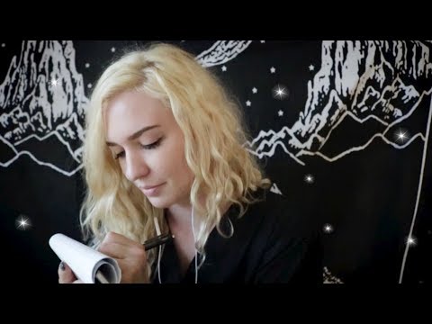 ASMR ~ Counselor/Therapy RP (questions, paper sounds, pen sounds)