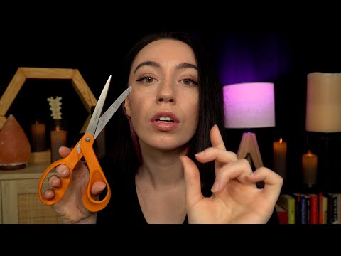 ASMR | Fast & Aggressive - Removing YOUR Negative Energy ✂️ (face brushing & hand movements)￼