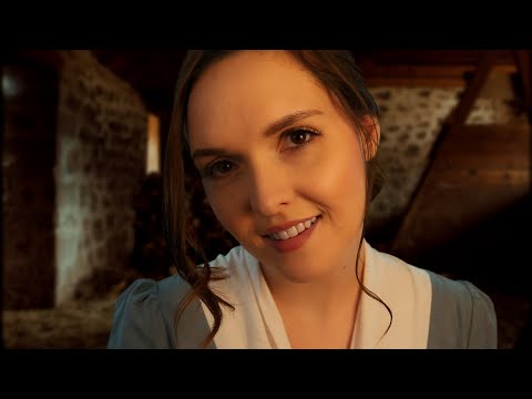 ASMR FARM GIRL FALLS FOR YOU roleplay || Healing Your Wounds || soft spoken personal attention F4A