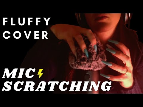 ASMR - FAST and AGGRESSIVE SCRATCHING MASSAGE | FLUFFY Mic Cover | INTENSE Sounds | Full NO TALKING