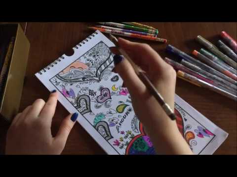 ASMR Coloring Book, Relaxing Color with Me