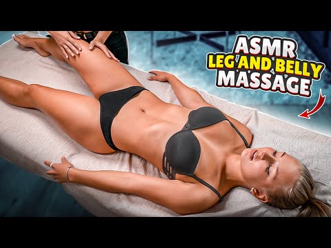 DISCOVER THE ART OF ASMR MASSAGE: EKATERINA'S HYPNOTIC TECHNIQUES FOR HIPS AND ABDOMEN