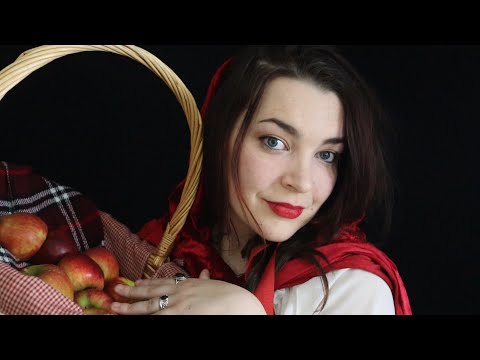ASMR You're a Wolf! Little Red Riding Hood Heals your Wounds [Binaural Roleplay]