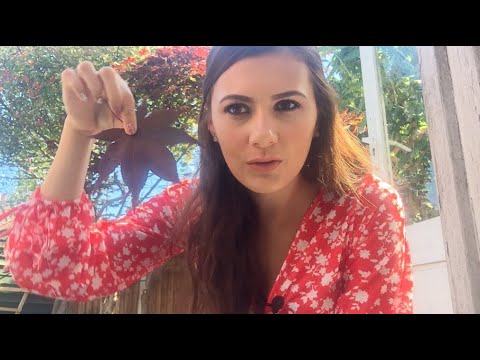 ASMR In My Garden 🌳 (Birds, Crispy Leaves, Twigs, Whispering, Face Touching & More)