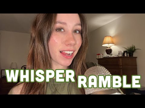ASMR | Whisper Ramble!! (W/ Some Tapping & Mouth Sounds)
