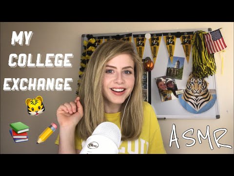 My College Exchange... but it’s ASMR (whispers and ramblings)