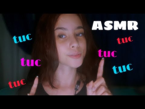 ASMR - MOUTH SOUDS PINCEL NA TELA E TAPPING