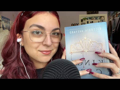 ASMR | book triggers (tracing, tapping, mouth sounds)