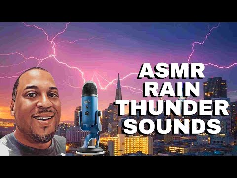 Soothing ASMR Rain and Thunder Sounds for Relaxation and Sleep