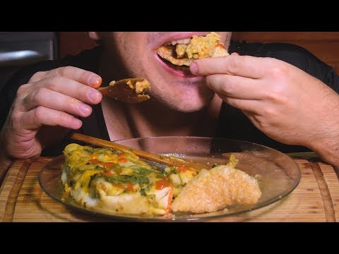ASMR Cheesy Chicken Enchiladas de Pollo ( Soft + Crunchy Eating Sound)  먹방 | Nomnomsammieboy
