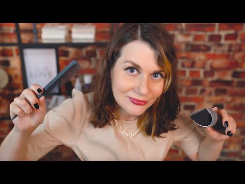 АСМР Приятный Барбершоп, Реалистично Ролевая Игра Для Мужчин ASMR Haircut