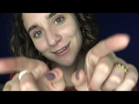 ASMR singing positive affirmations and hand movements