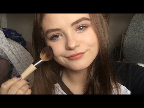 💆🏻‍♀️ASMR- Doing my Makeup with Gum Chewing and No Talking 💆🏻‍♀️
