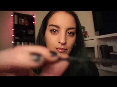 ASMR Request: Face & Lens Brushing (with booping!)
