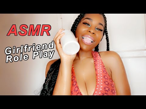 ASMR | Girlfriend Gives You A Massage But Fast & Aggressive W/Lotion Sounds