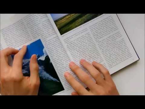 ASMR 20 minutes of turning pages/flipping through a magazine and books (no talking)