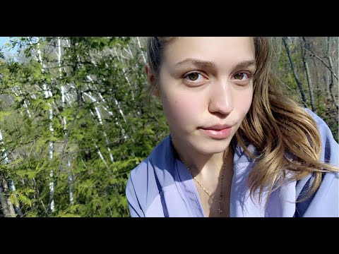 ASMR In Nature ( Tapping, Whisper, Affirmations & Positive Vibes, Beautiful Visuals )