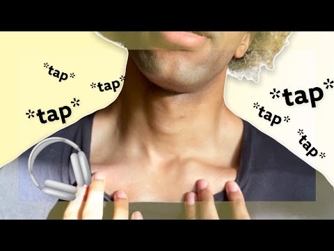 [ASMR] Slow & Fast Collarbone Tapping (No Talking)