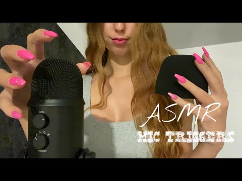 ASMR | MIC SCRATCHING with different MIC COVERS - MIC TRIGGERS💫