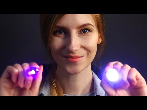 ASMR Eye Exam But Light Trigger Only ❤️ (different types of lights)