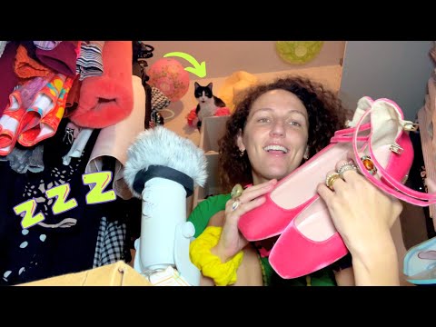 asmr 💖🌈~ cats, closets & chaos (unpredictable, gum chewing, ADHD FRIENDLY triggers 🤠)