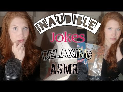 INAUDIBLE Whispering Joke Telling ASMR | 🤤Tapping & Scratching 😬