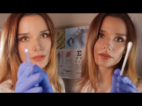 ASMR MEDICAL EXAM AND TWIN EAR CLEANING