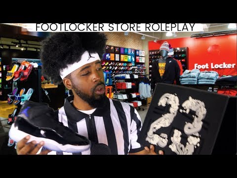 ASMR | Footlocker Roleplay | Which sneakers would you like? ~